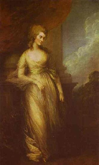 Thomas Gainsborough Portrait of Georgiana